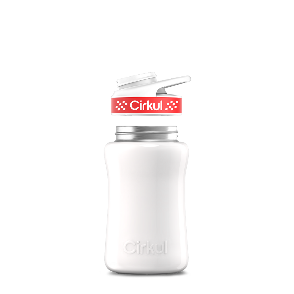 12oz. Stainless Steel Bottle & Comfort Grip Lid