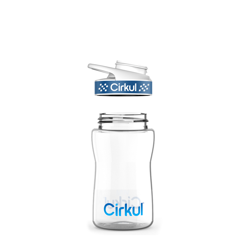 12oz. Plastic Bottle & Comfort Grip Lid